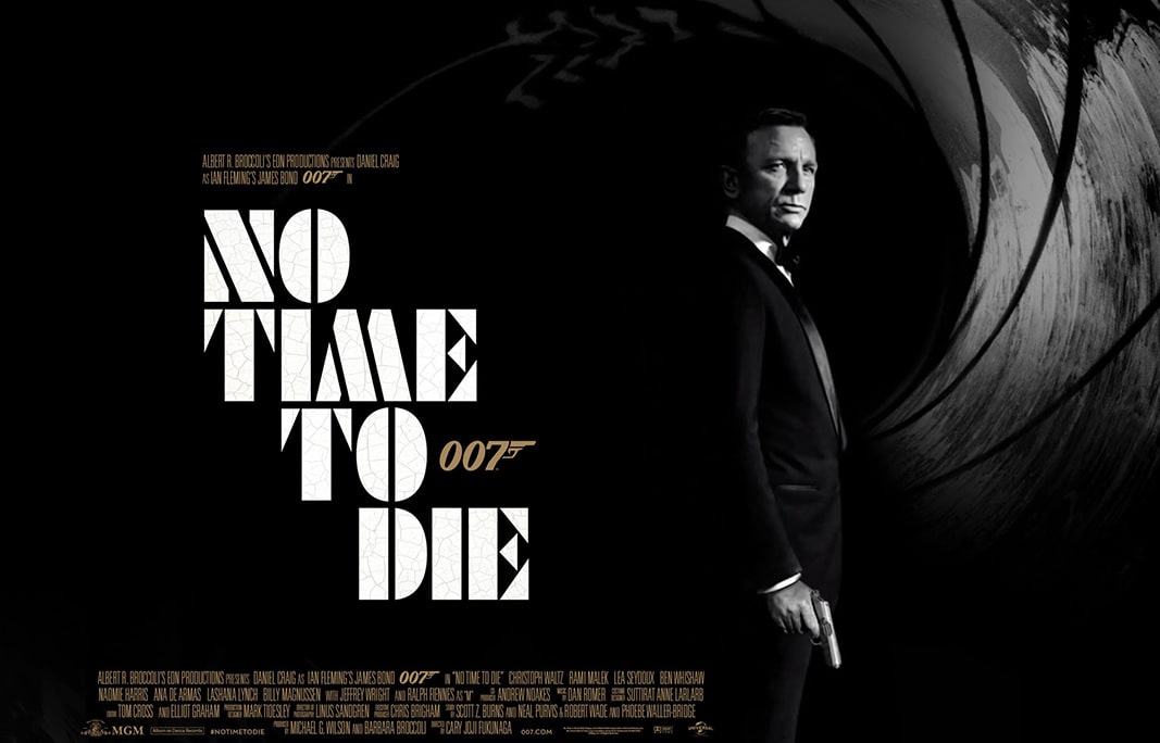 Locandina film 007 no time to die