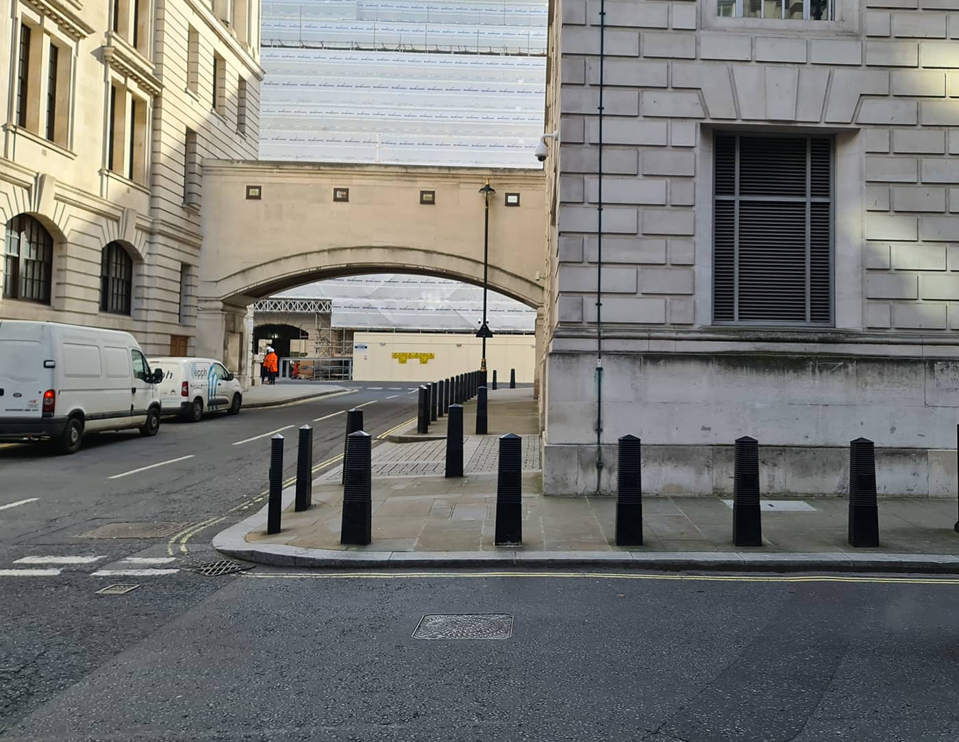 In foto si vede un incrocio londinese, dove sono state girate alcune scene dei film di Harry Potter